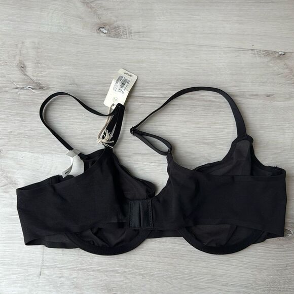 Aerie SMOOTHEZ Mesh Unlined Bra Black 38B Nwt - Picture 8 of 9